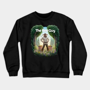 Funny Beekeeper Art For Men Dad Bee Hive Honey Beekeeping Crewneck Sweatshirt